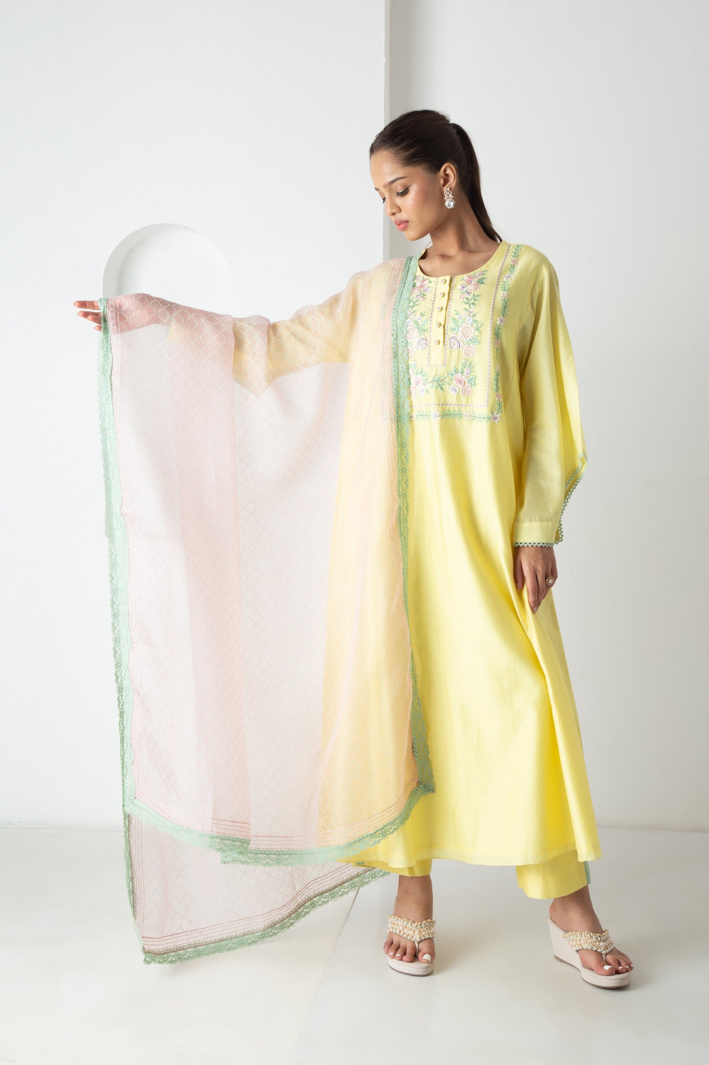 Cyra Kurta Illuminating Yellow