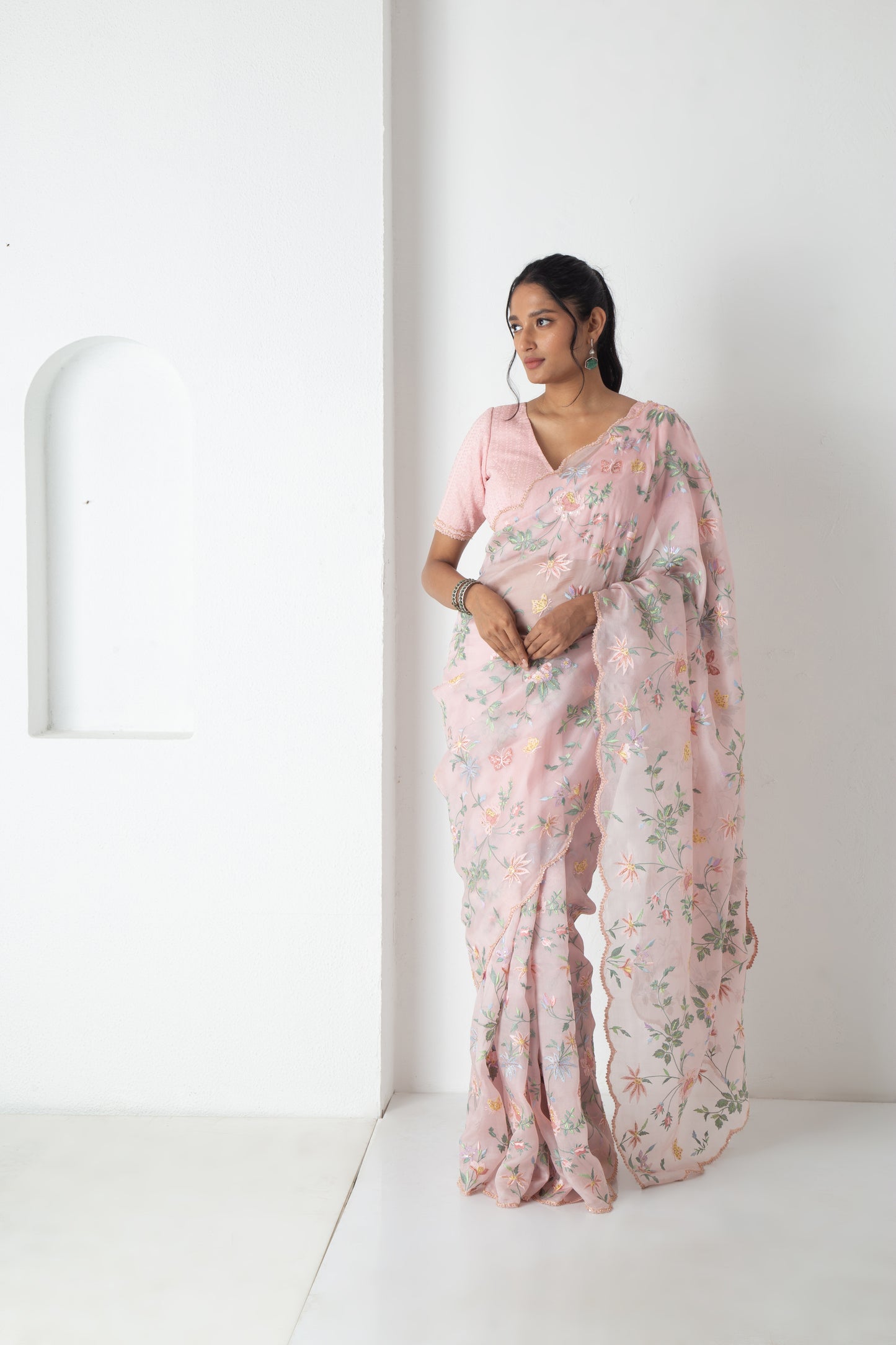 Blossom Saree Carnation Pink