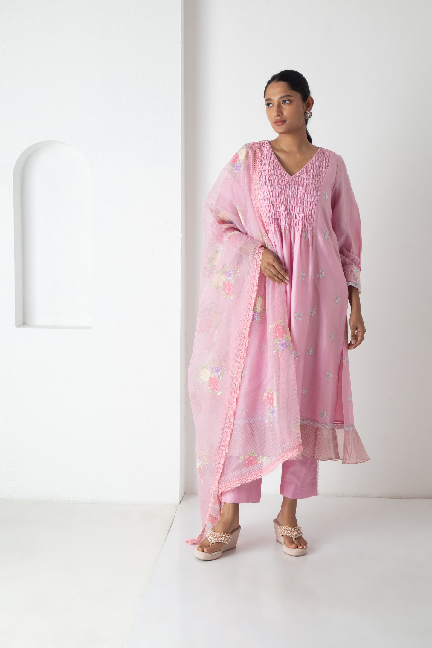 Riona Kurta Orchid Pink