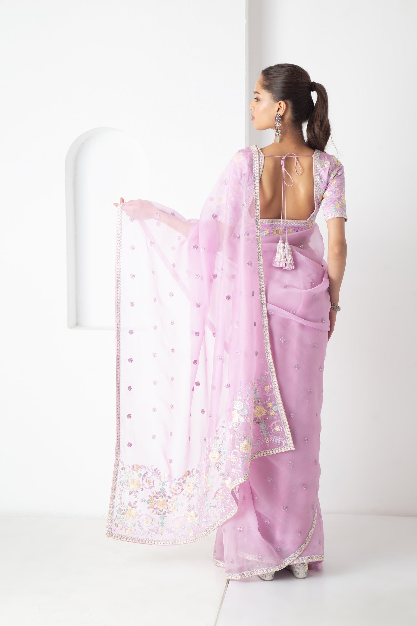 Zoa Saree Lavender