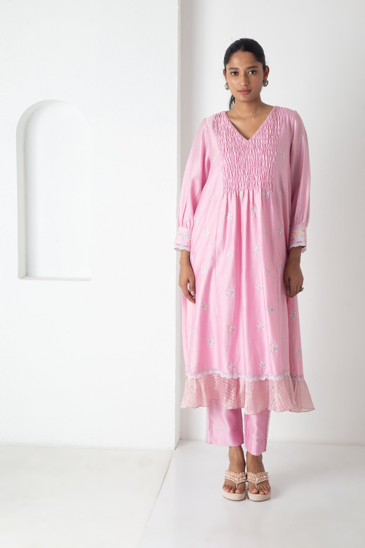 Riona Kurta Orchid Pink