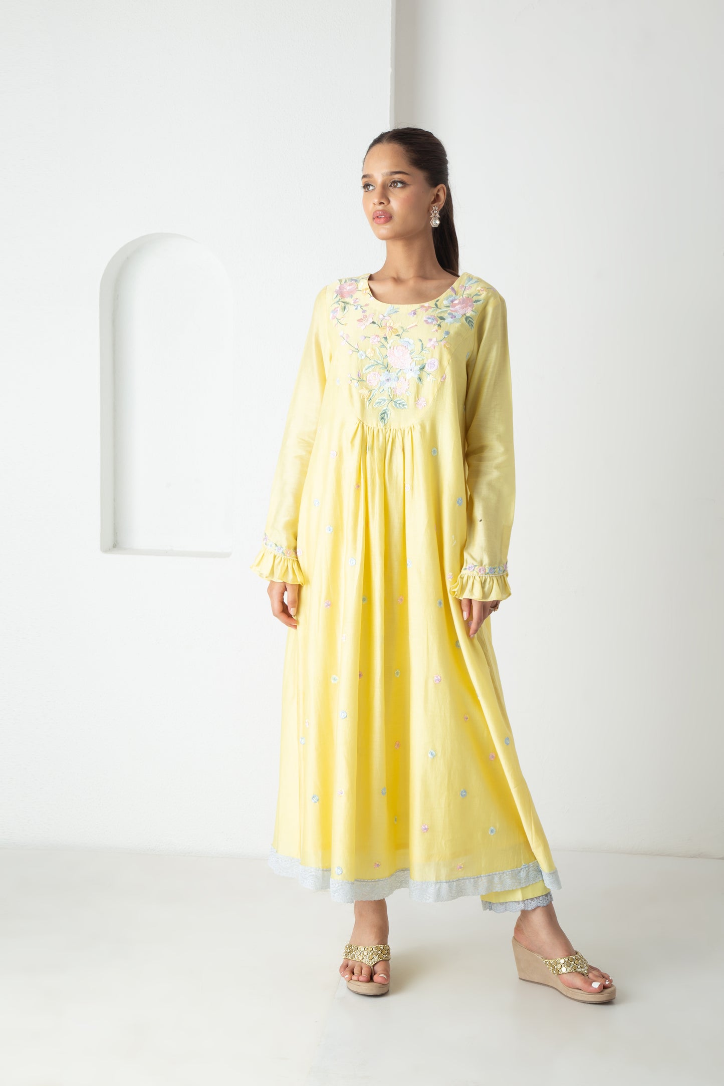 Yeva Kurta Illuminating Yellow