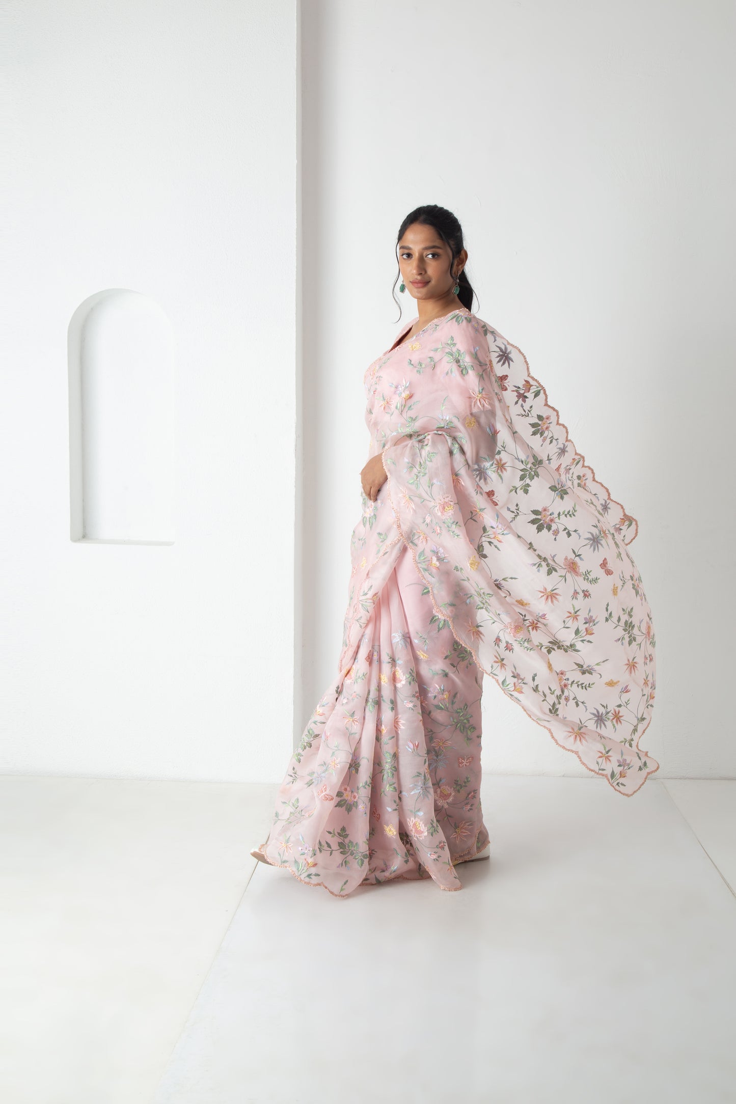 Blossom Saree Carnation Pink