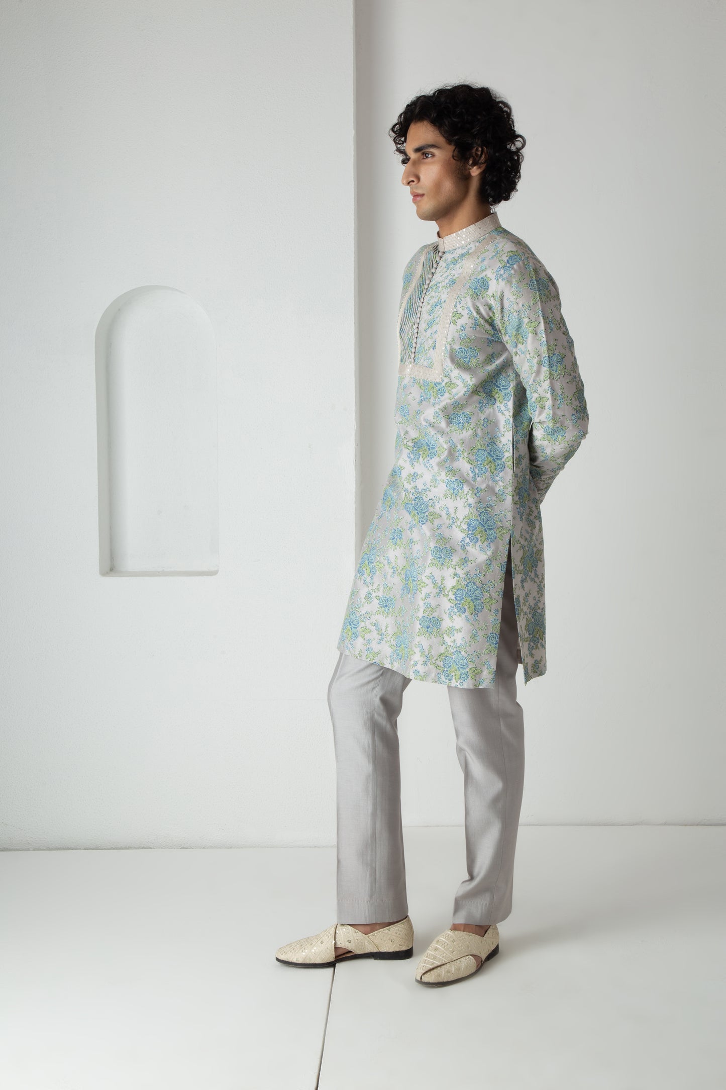 Elion Kurta Ash Grey
