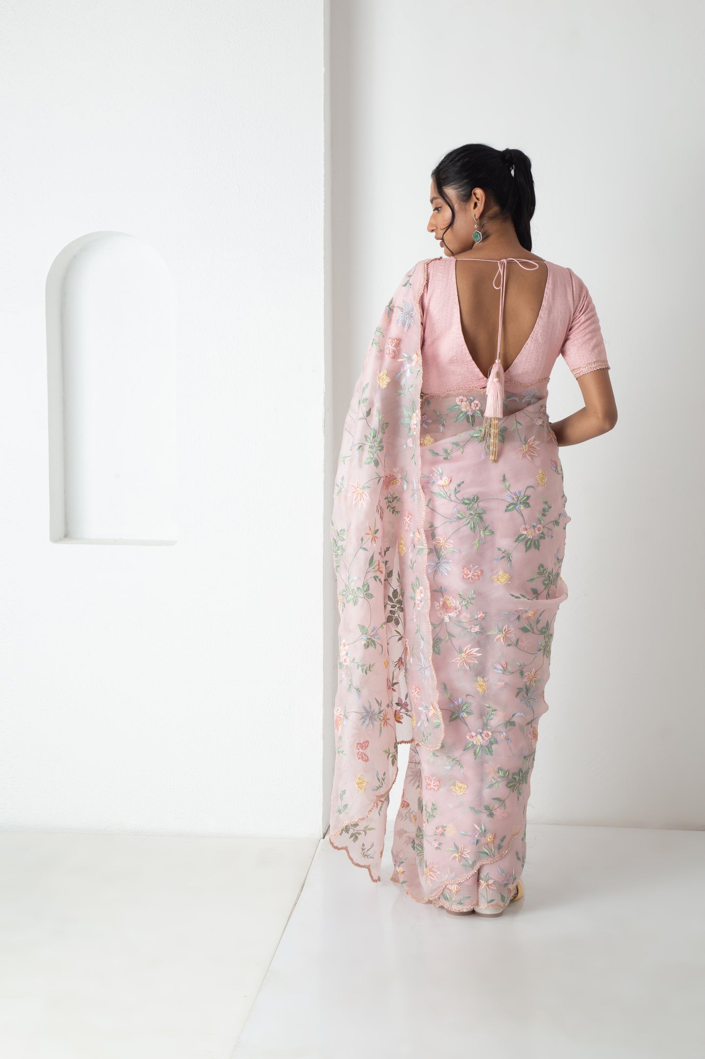 Blossom Saree Carnation Pink