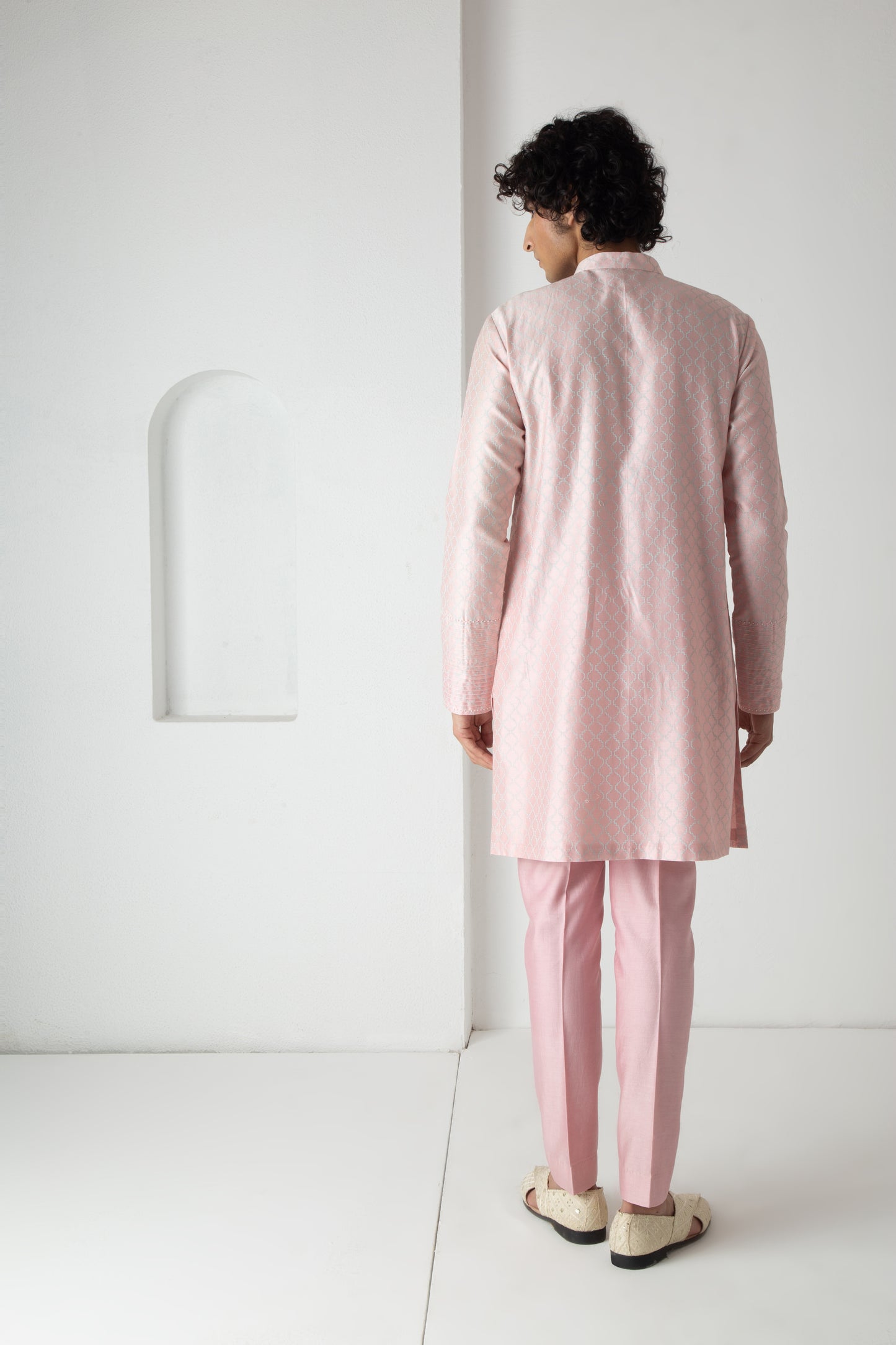 Elion Kurta Peach Pink