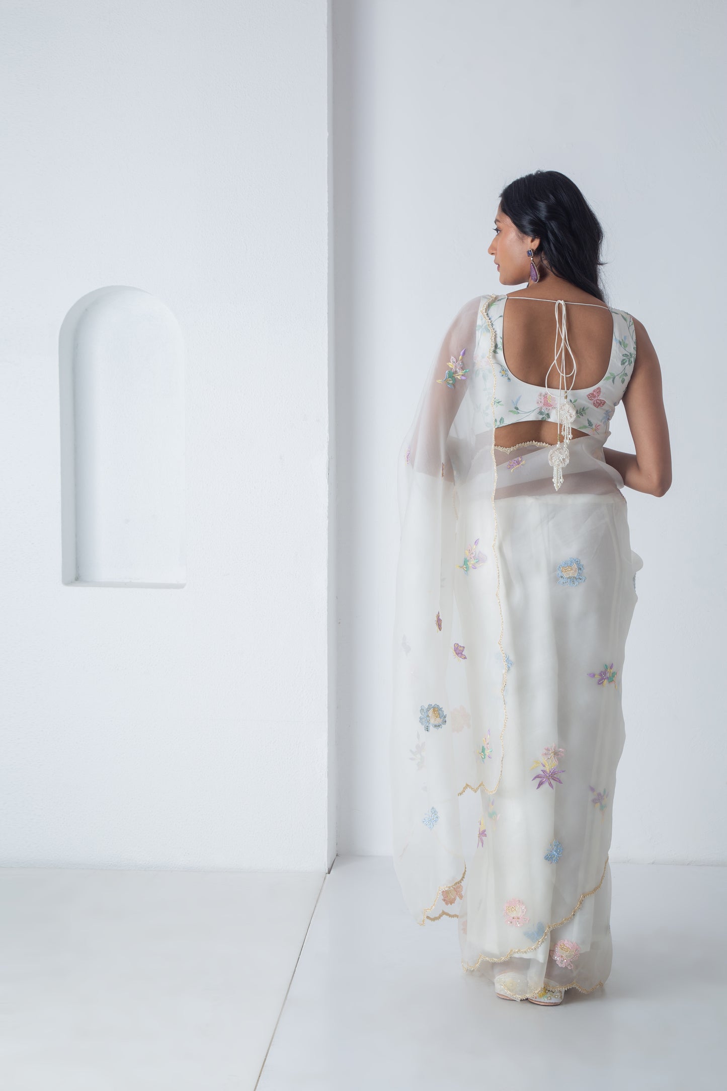 Kahlei Saree Ivory