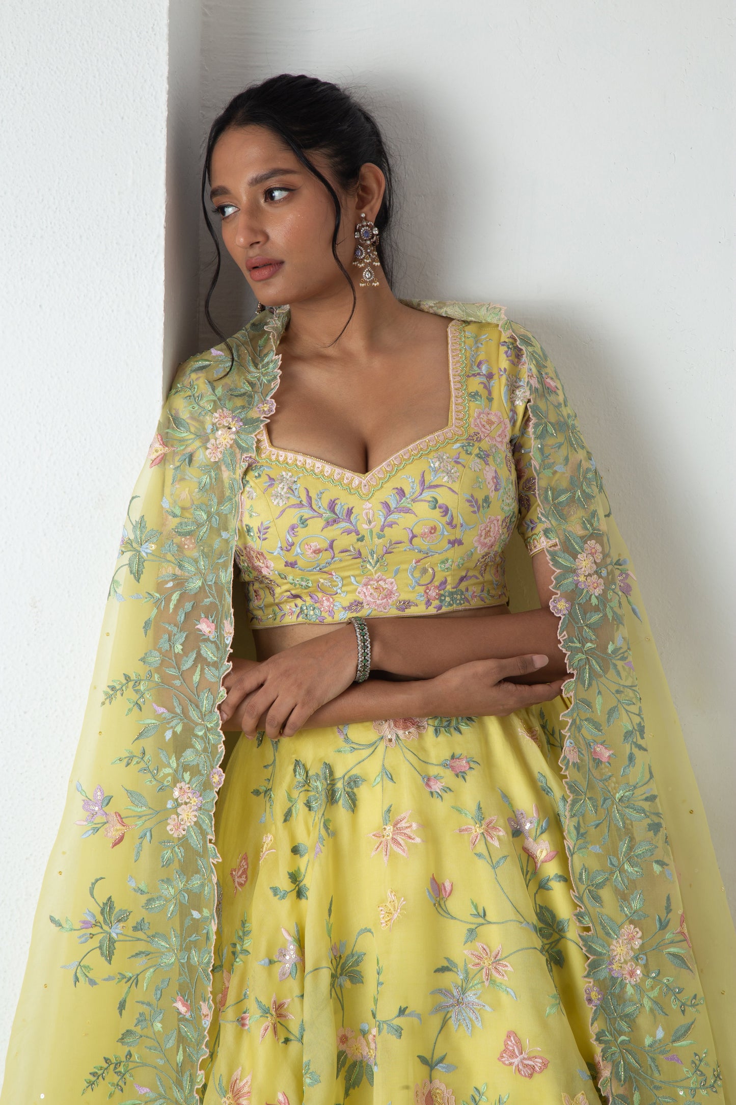 Sora Lehenga Illuminating Yellow