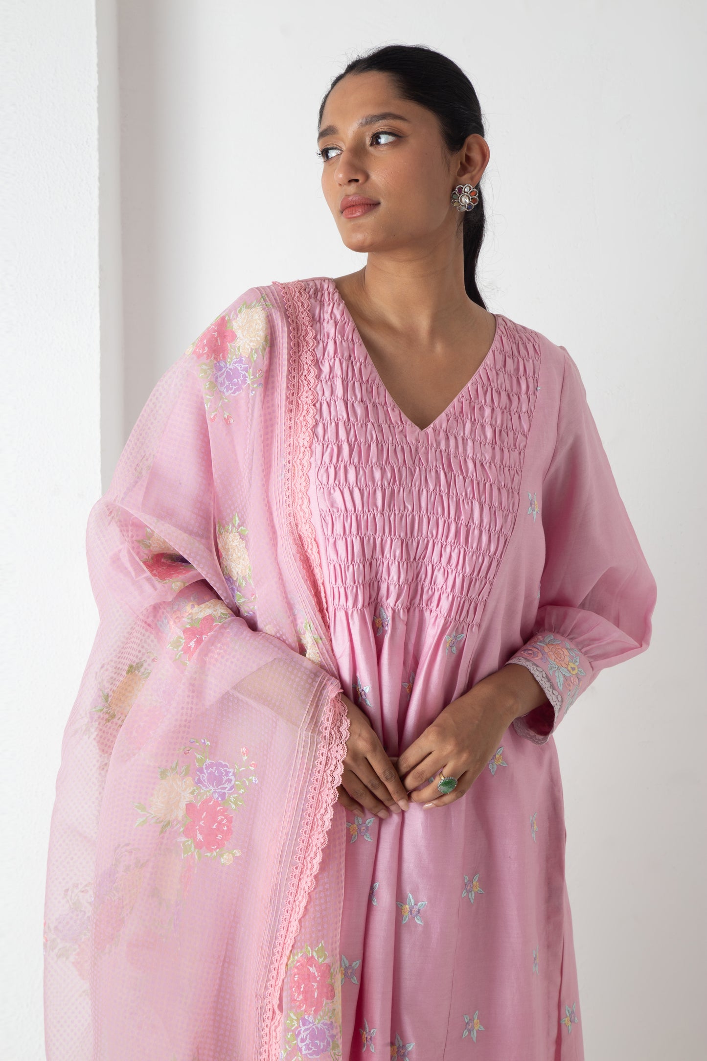 Riona Kurta Orchid Pink