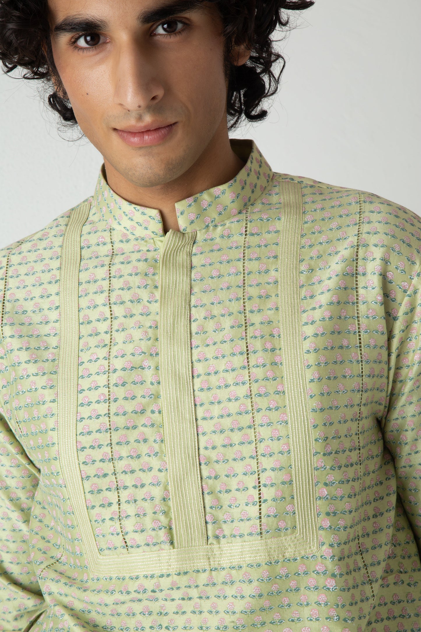 Aven Kurta Tea Green
