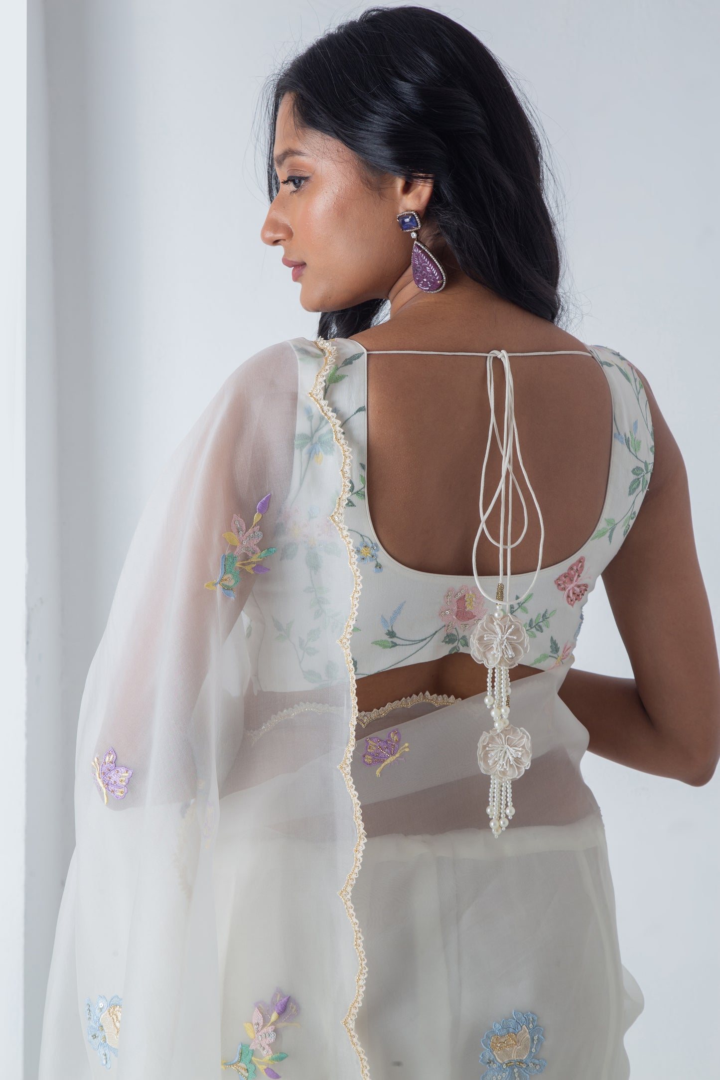 Kahlei Saree Ivory
