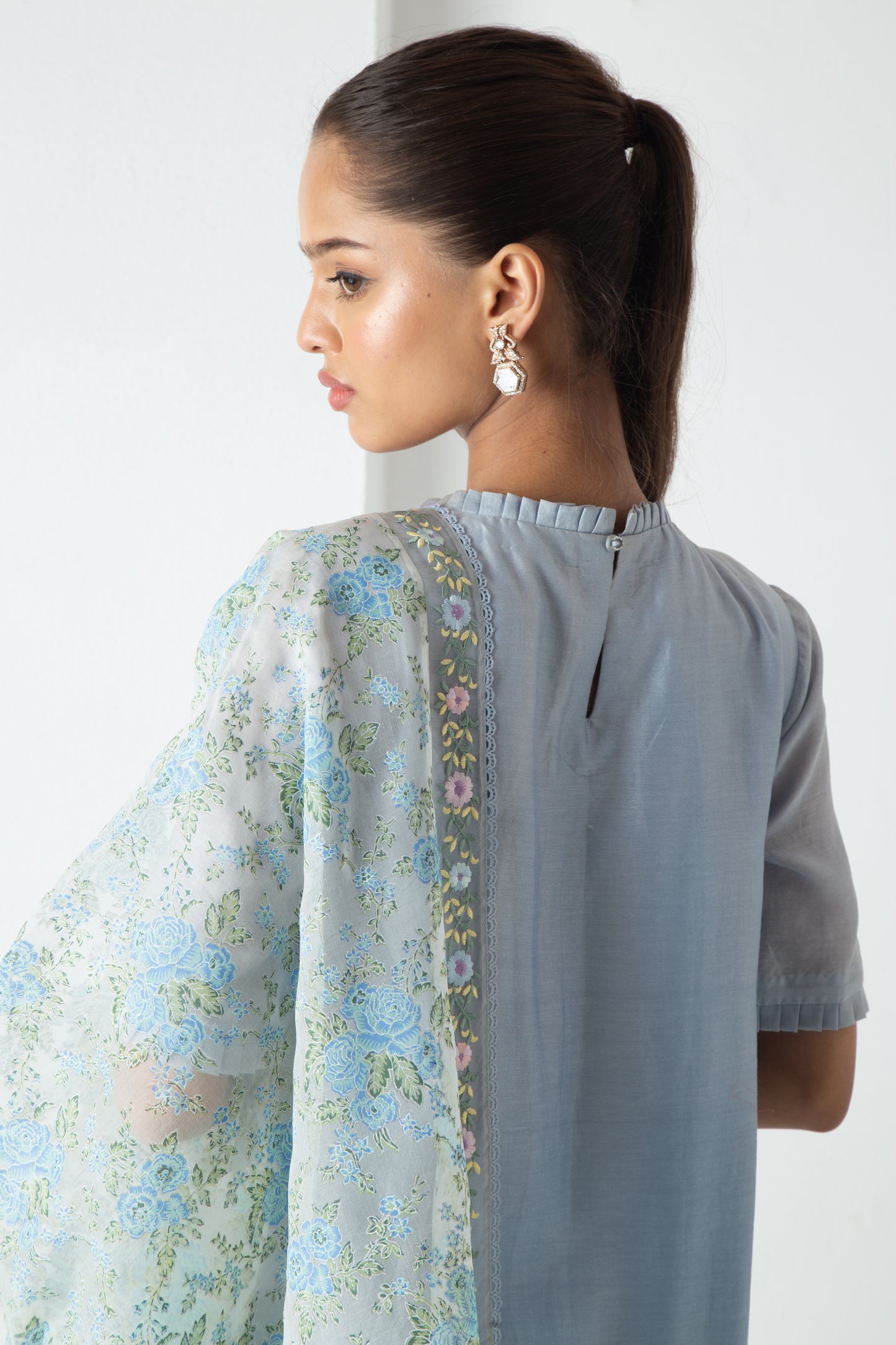 Orya Kurta Powder Blue