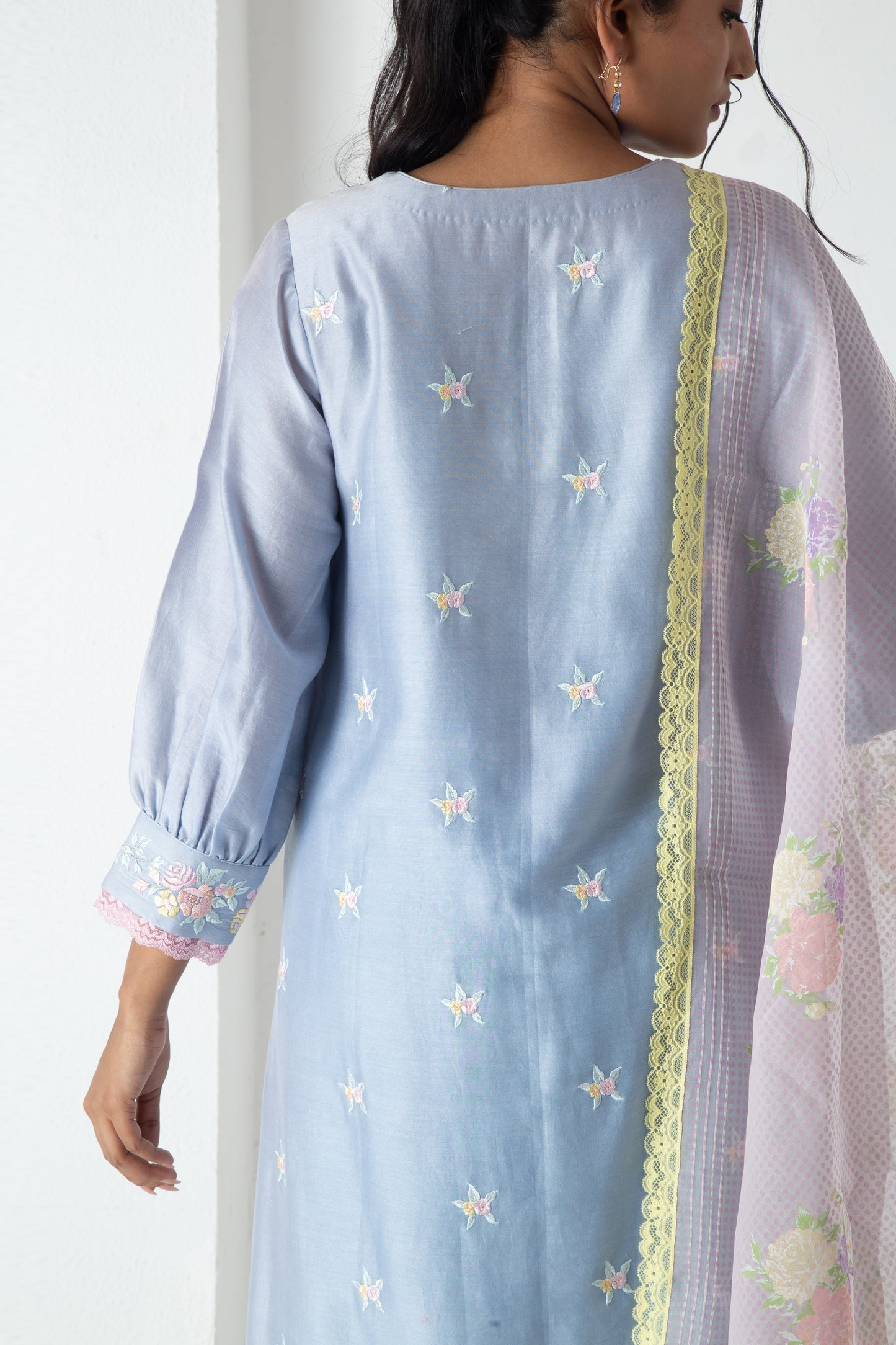 Riona Kurta Powder Blue