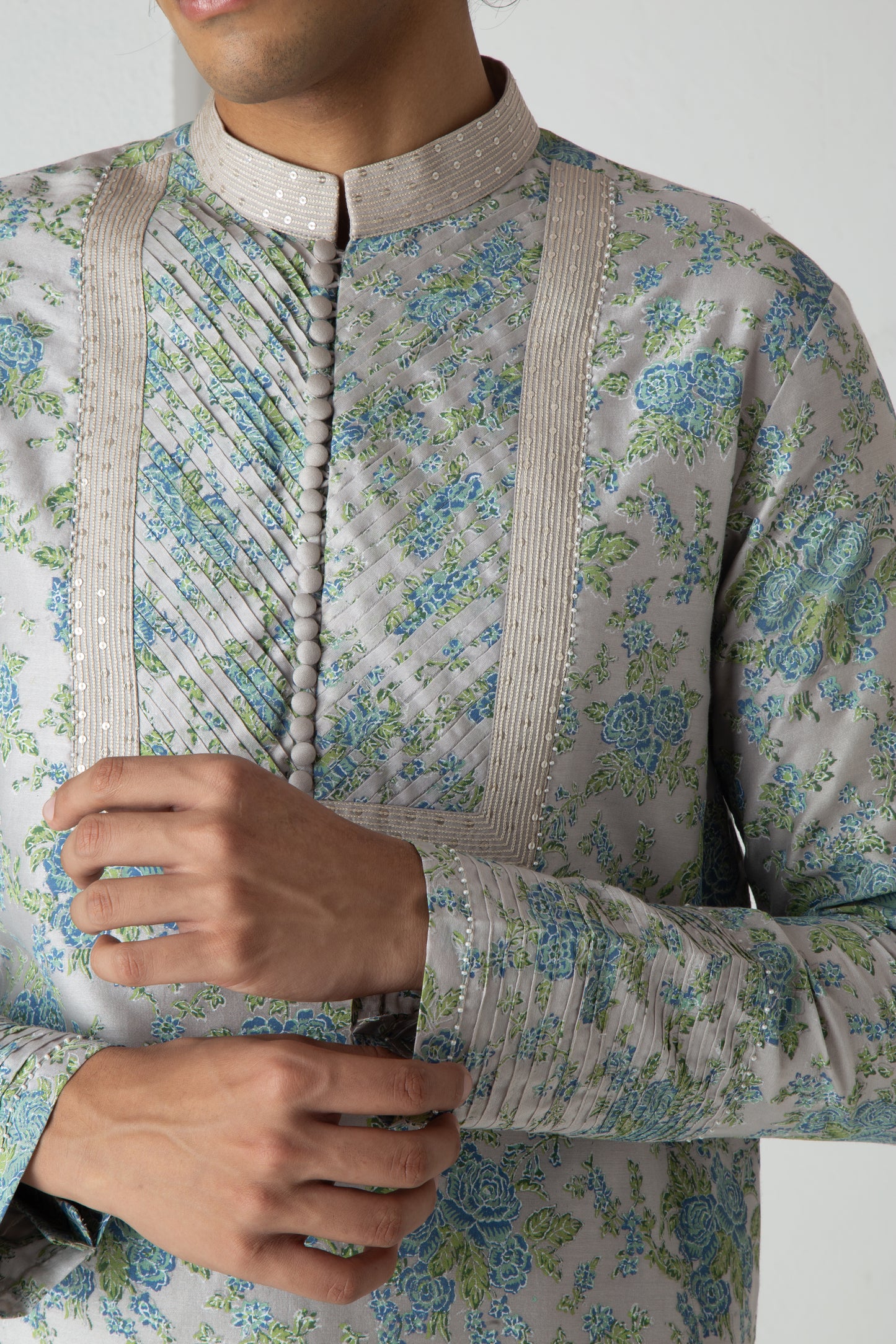 Elion Kurta Ash Grey