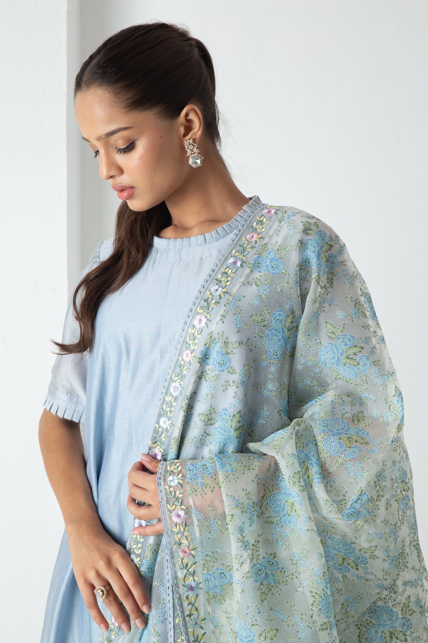 Orya Kurta Powder Blue