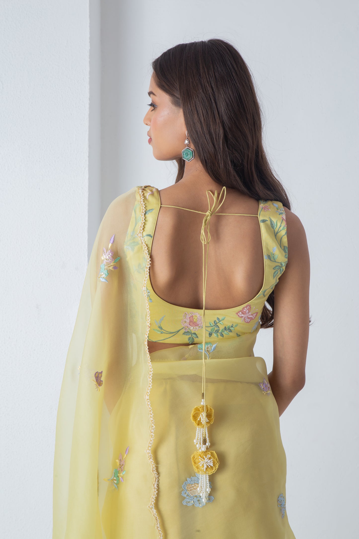 Kahlei Saree Illuminating Yellow