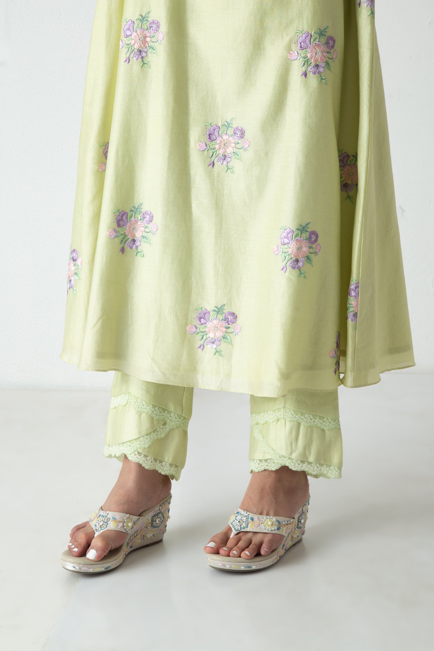 Suki Kurta Tea Green