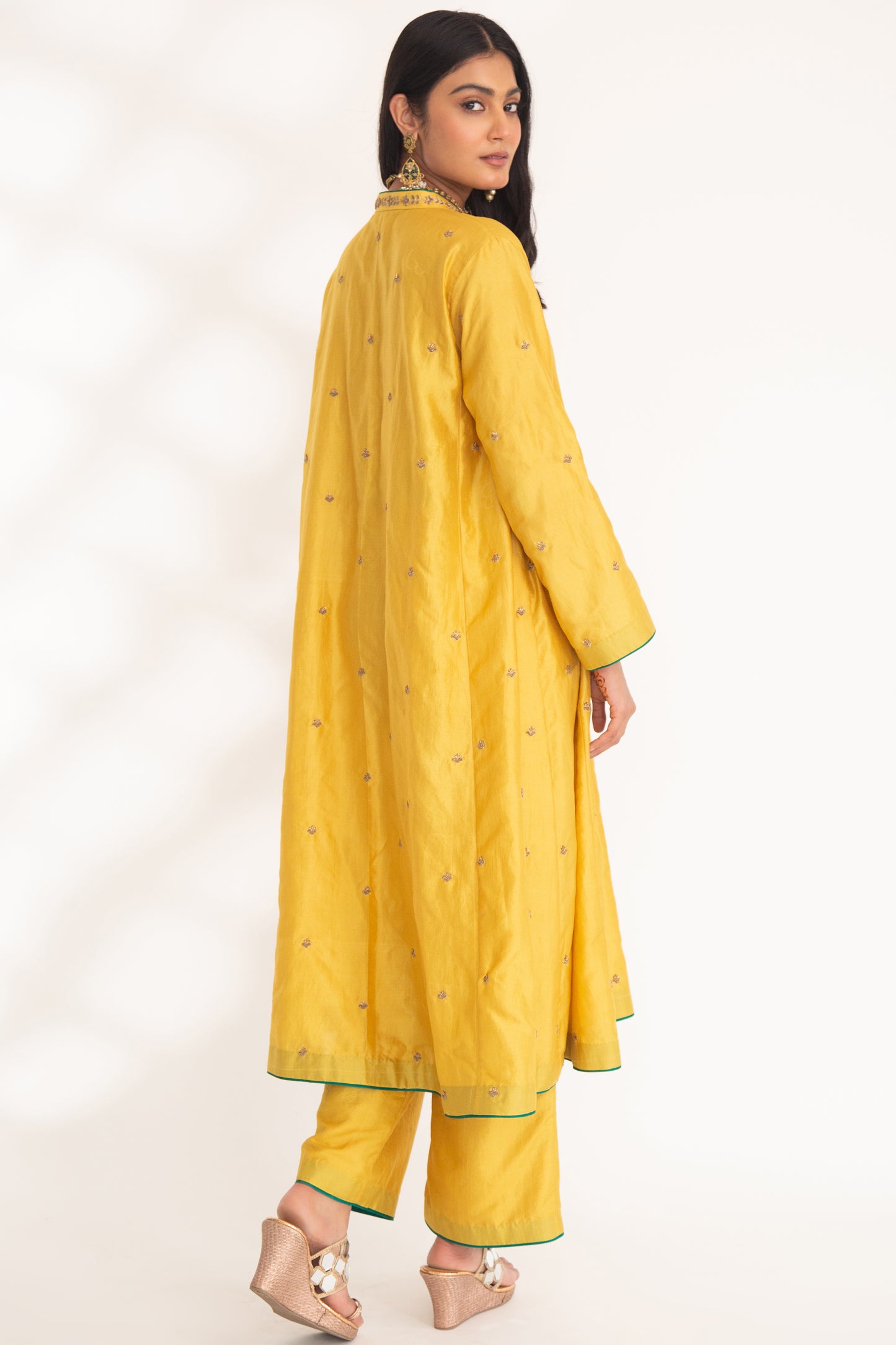 Iya Kurta Set Yellow