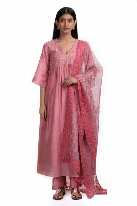 Amrita Kurta Set Rose Pink