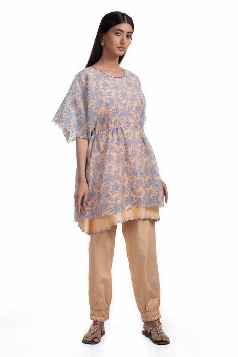 Prisha Kaftan Set Peach