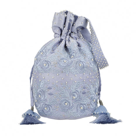 Powder Blue Potli Ice Blue