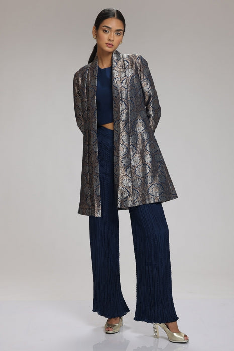 Sapphire Jacket Set Navy Blue
