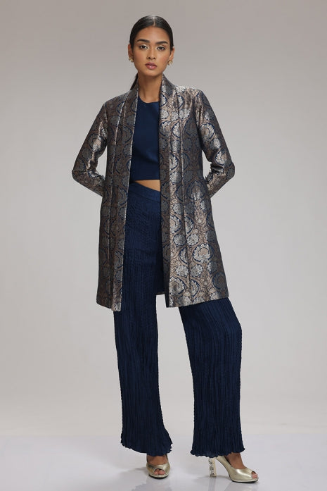Sapphire Jacket Set Navy Blue