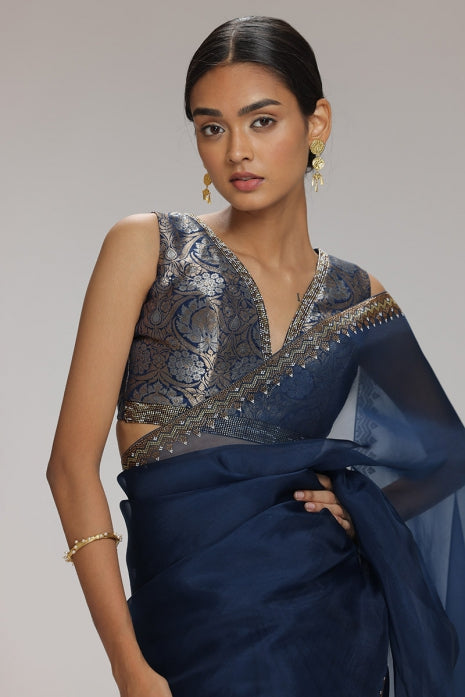 Lapis Saree Blue