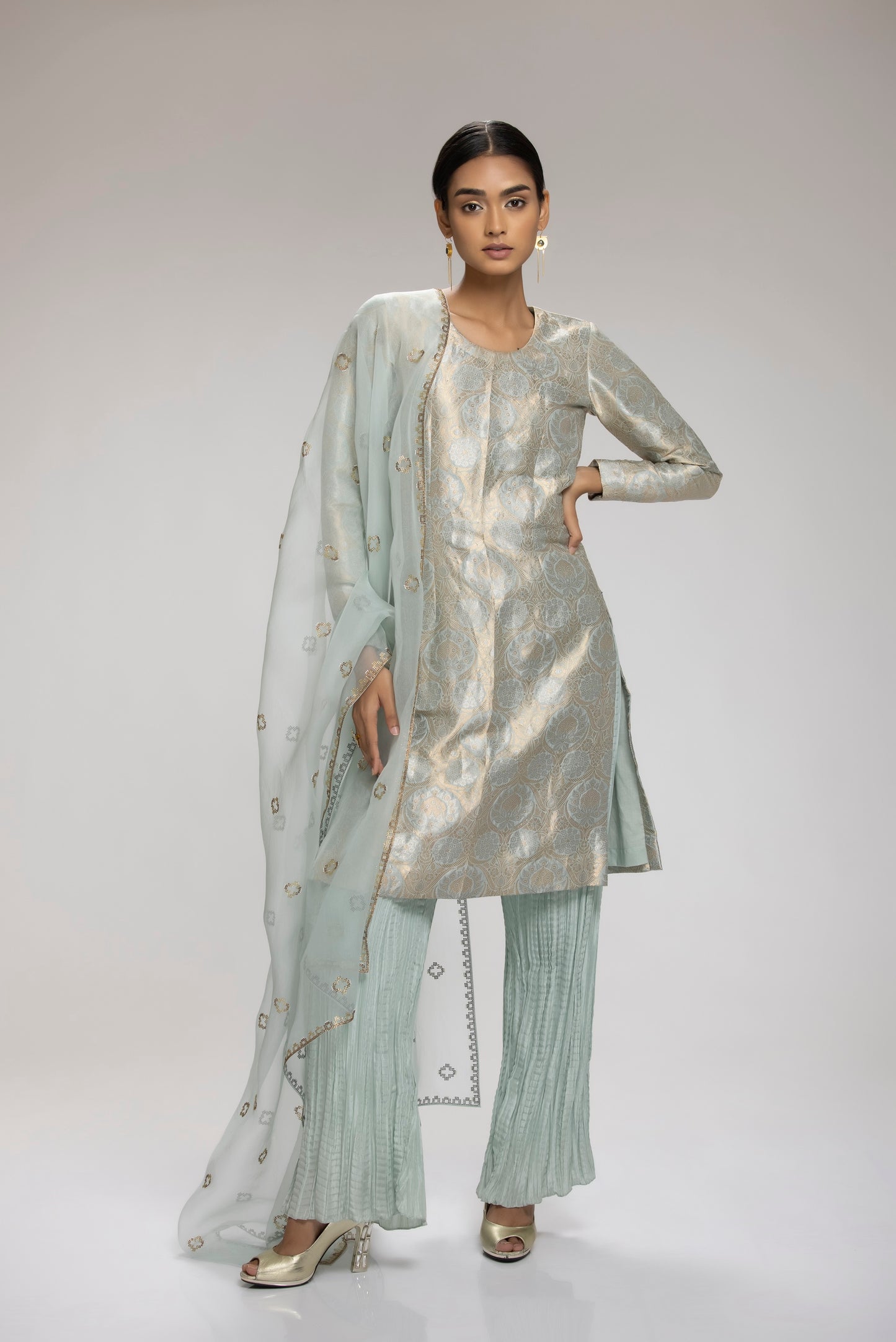 Aura Kurta Set Mint