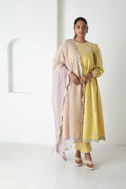 Aria Kurta Yellow
