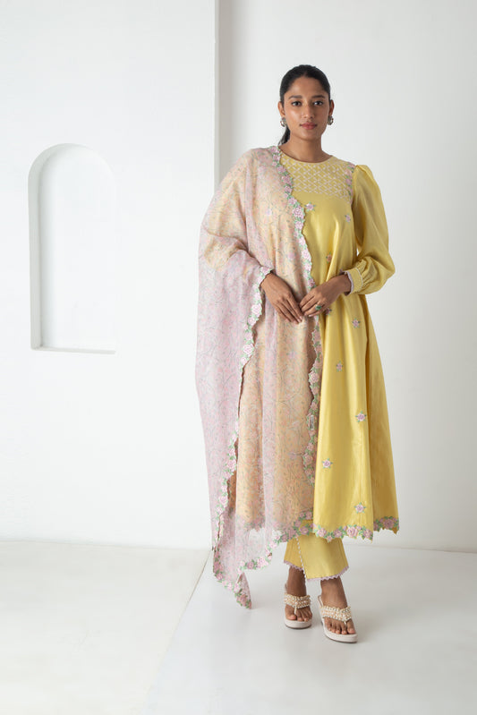 Aria Kurta Yellow