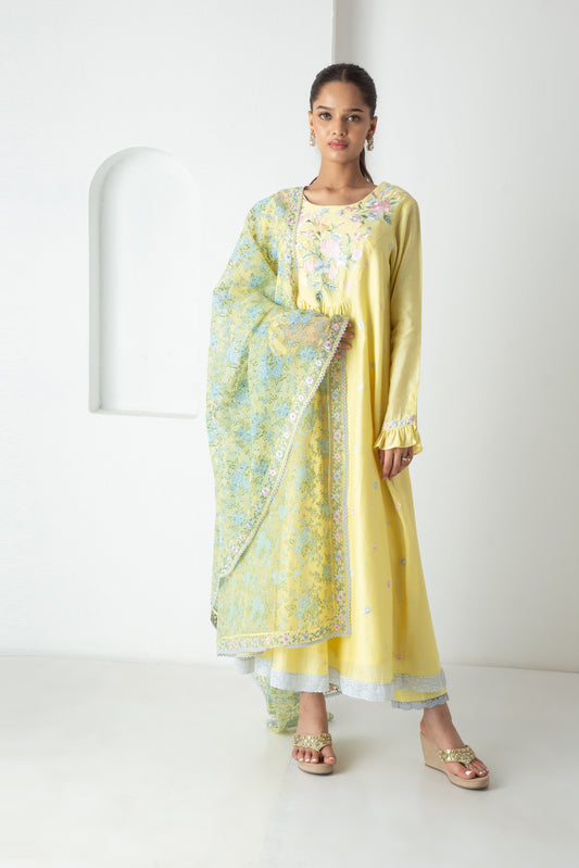 Yeva Kurta Illuminating Yellow