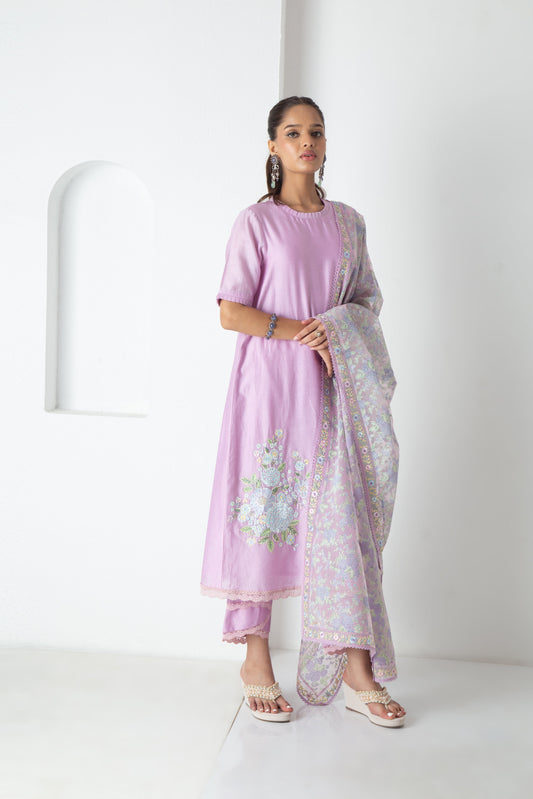 Orya Kurta Electric Lavender