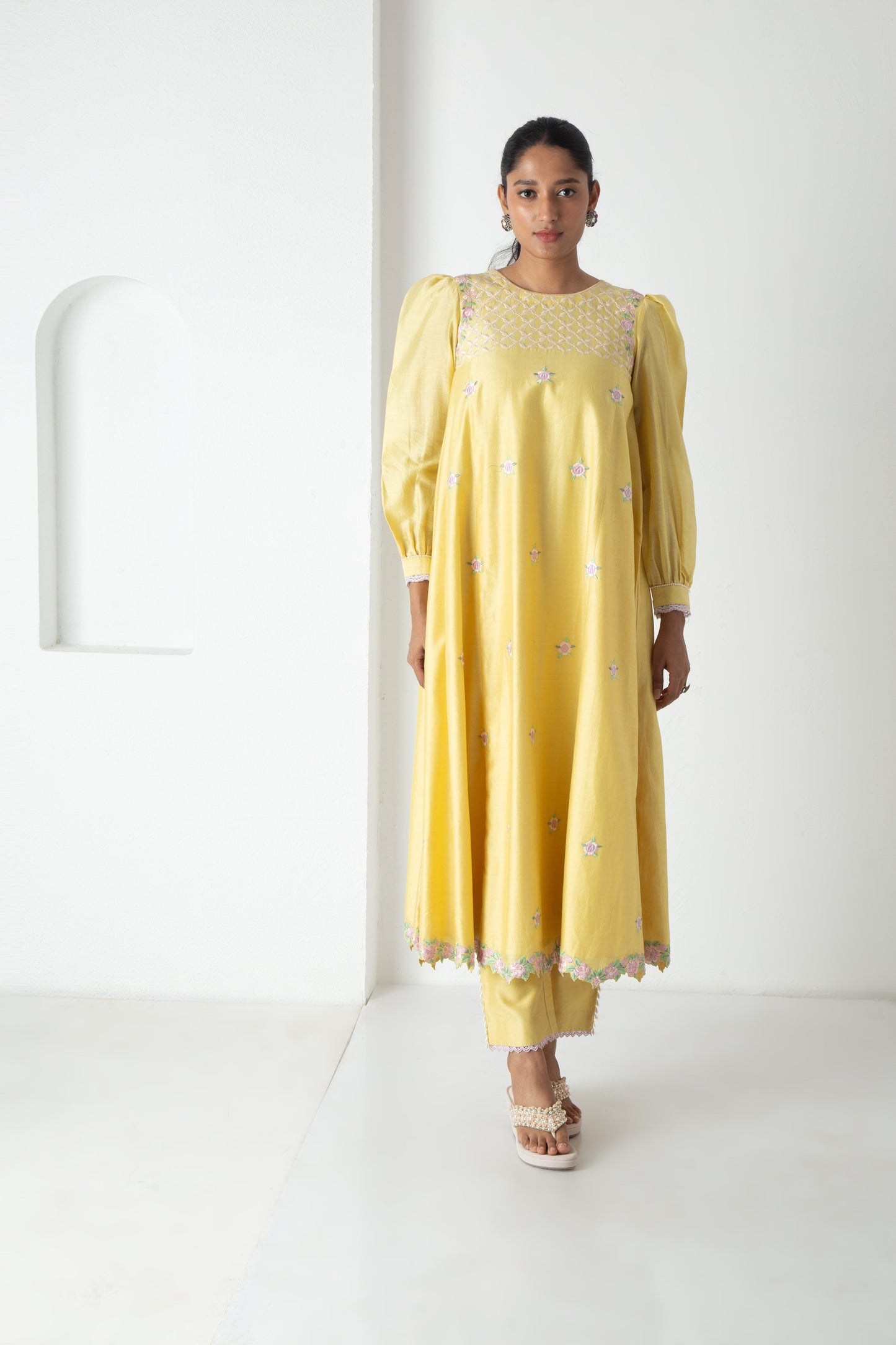 Aria Kurta Yellow