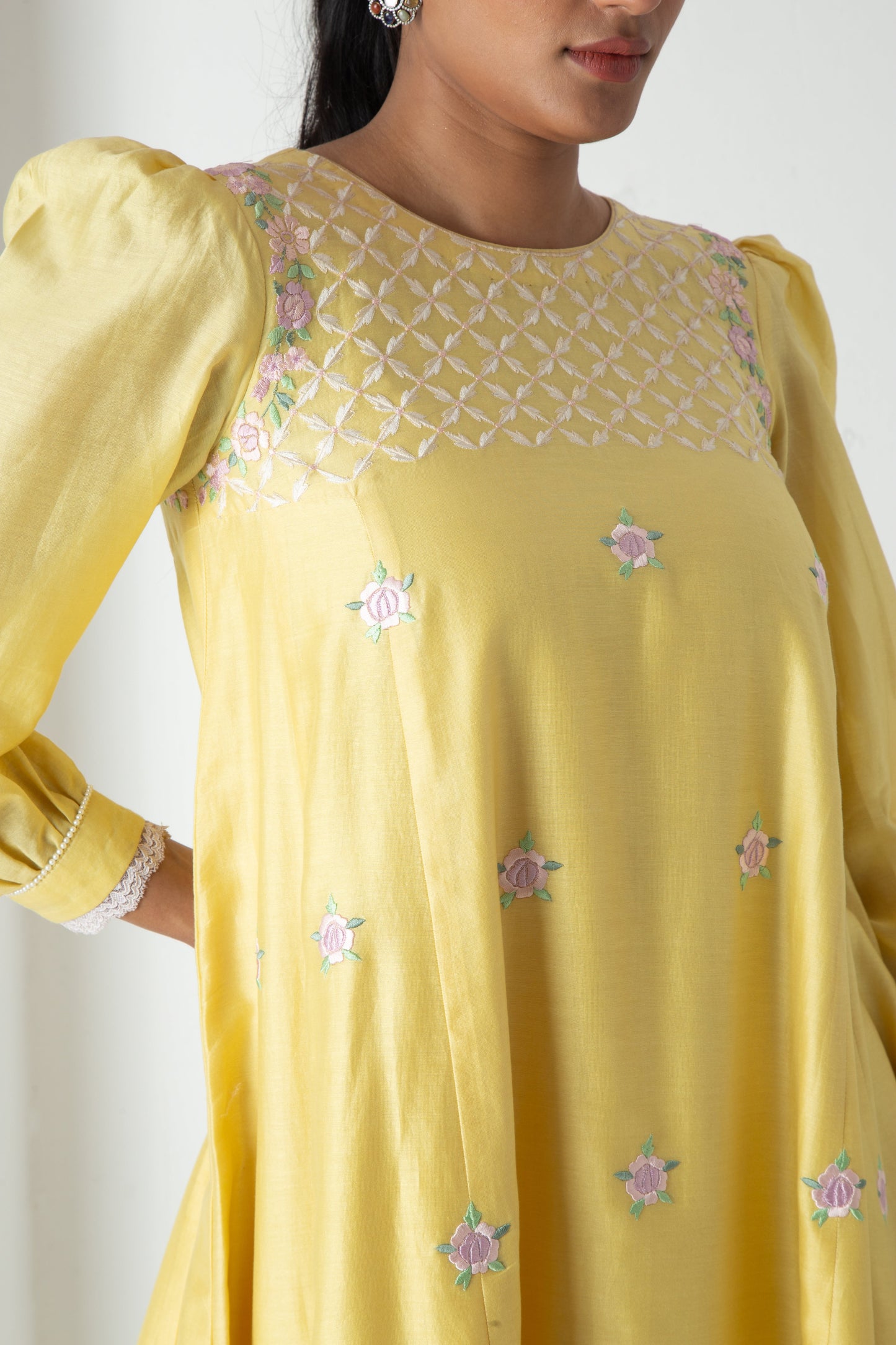 Aria Kurta Yellow