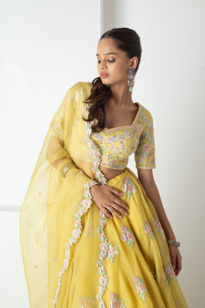 Vieva Lehenga Illuminating Yellow