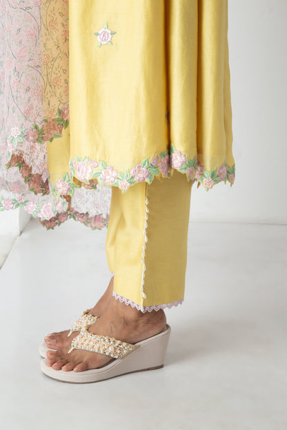 Aria Kurta Yellow