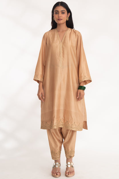 Satya Kurta Set Beige