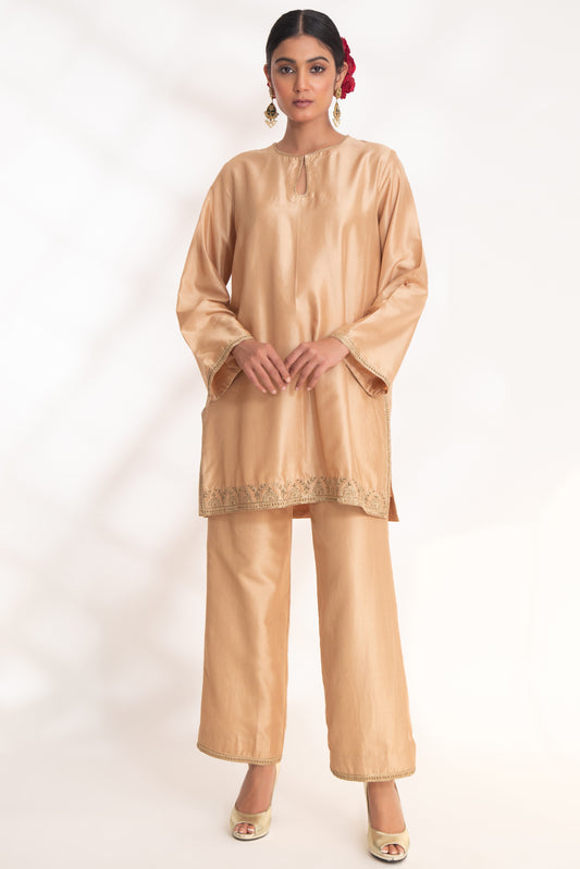 Aavya Kurta Set Beige