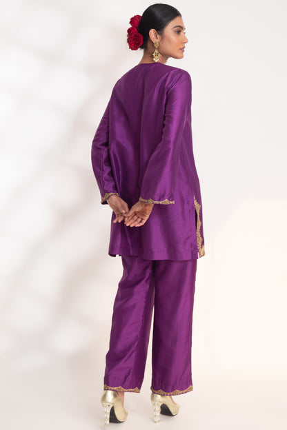 Lekha Kurta Set Purple