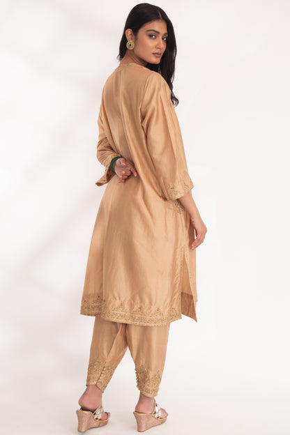 Satya Kurta Set Beige