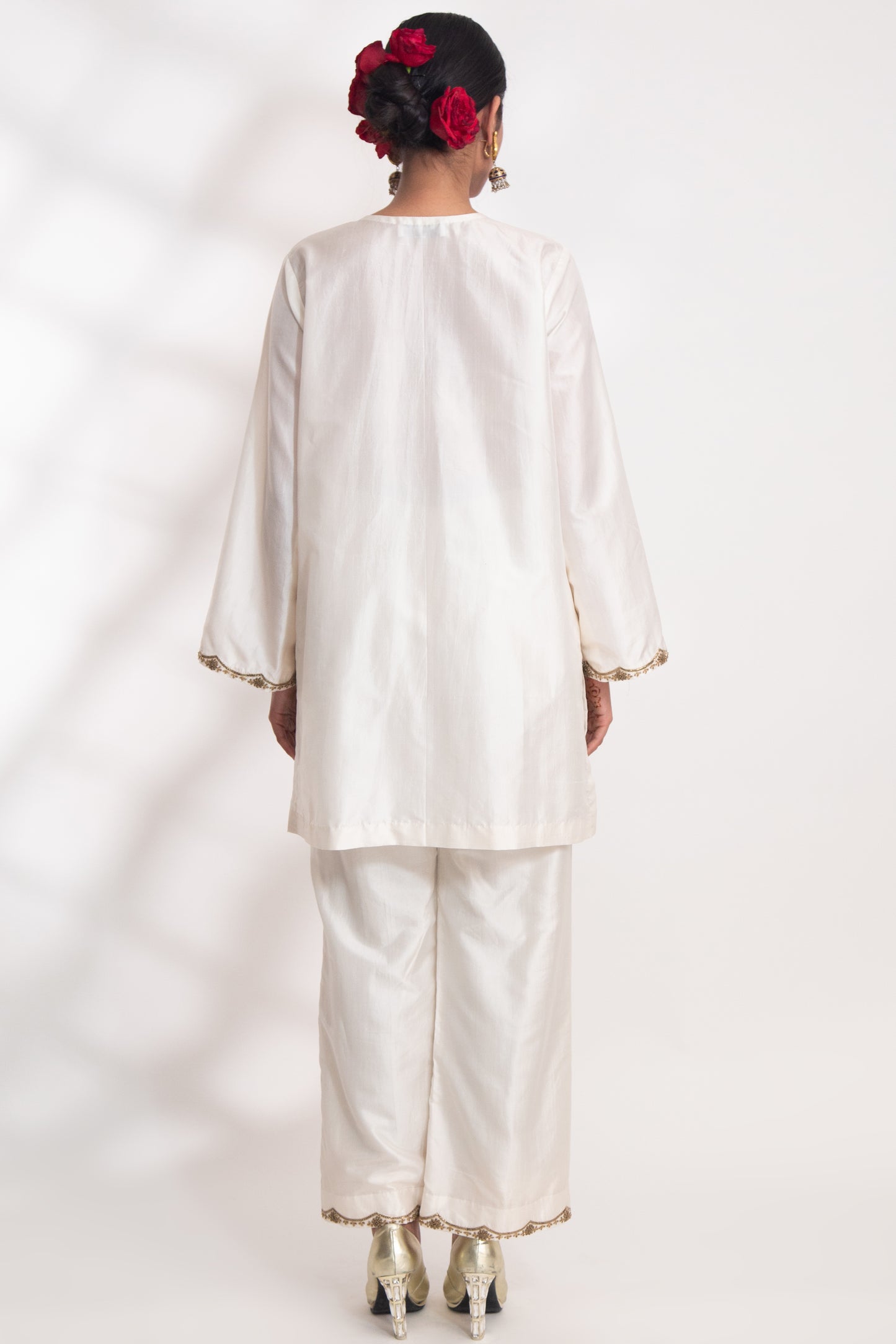 Lekha Kurta Set Ivory