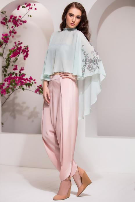 Cape with Pant Soft Pista Soft Pink