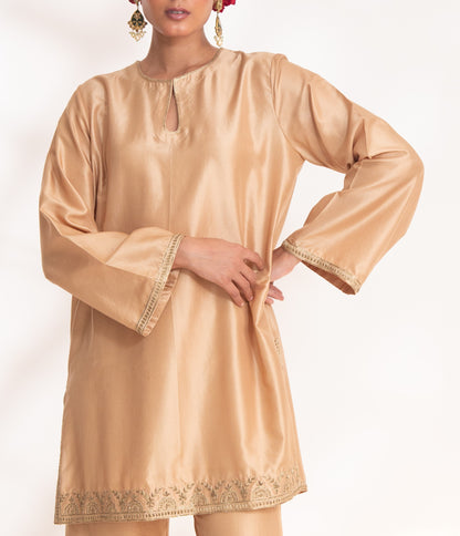 Aavya Kurta Set Beige