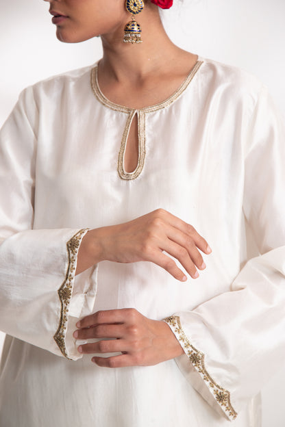 Lekha Kurta Set Ivory