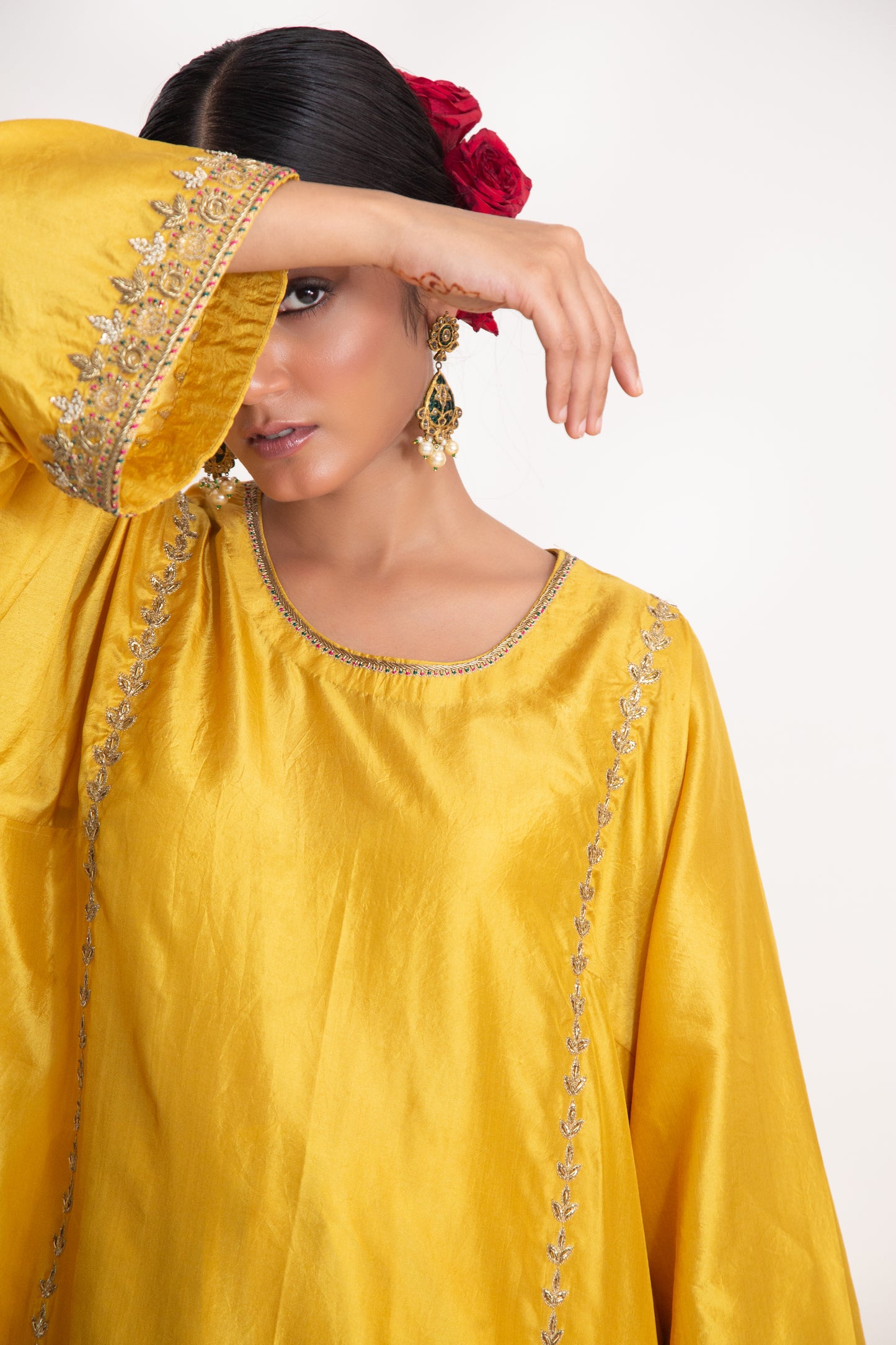 Kanak Kurta Set Yellow