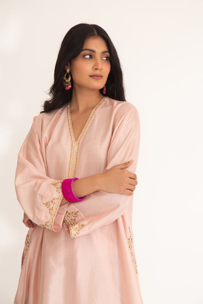 Satya Kurta Set Nude Pink