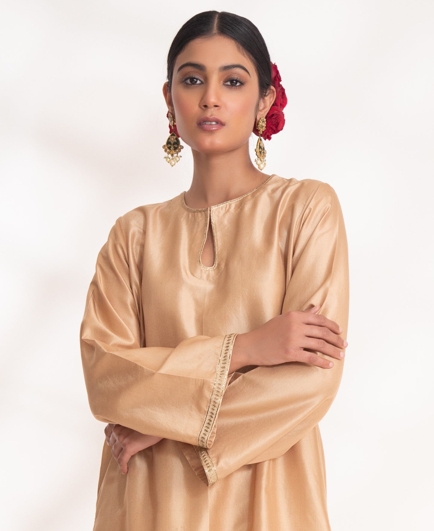 Aavya Kurta Set Beige