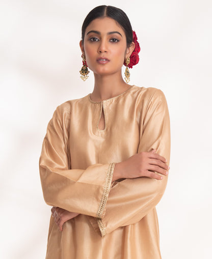 Aavya Kurta Set Beige