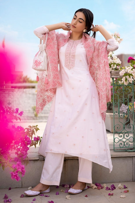 Anaaya Kurta Set Powder Pink